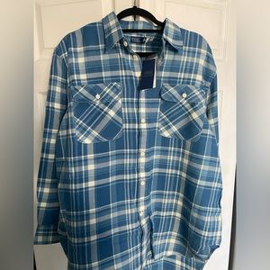 Ralph Lauren Relaxed Fit Plaid Cotton Twill Shirt